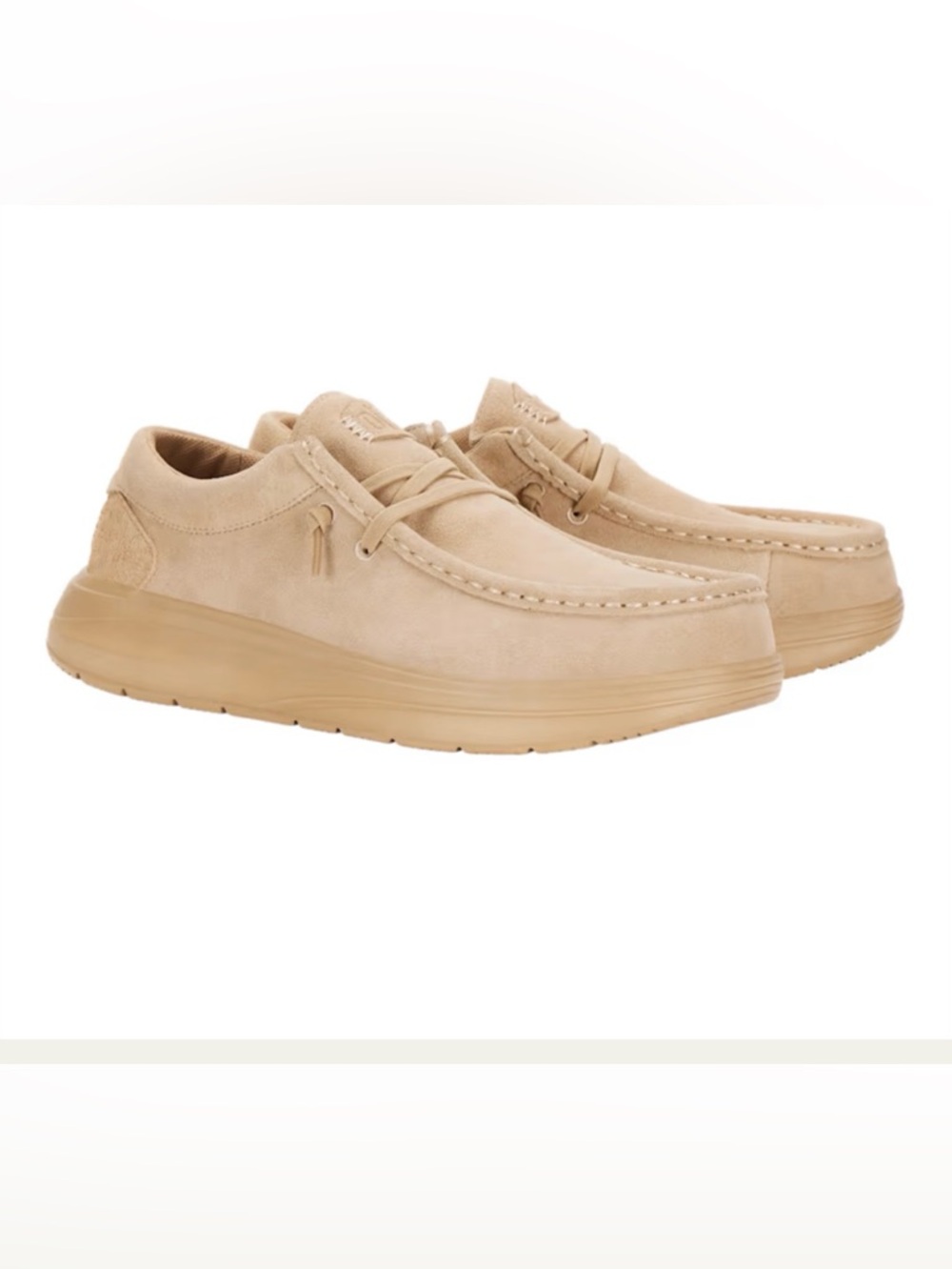 Women’s Hey Dude Wally Comf Beige/Tan Suede Shoes